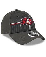 Youth Boys and Girls New Era Pewter Tampa Bay Buccaneers 2023 Nfl Training Camp 9FORTY Adjustable Hat