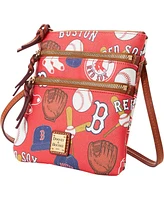 Women's Dooney & Bourke Boston Red Sox Game Day Triple Zip Crossbody Purse