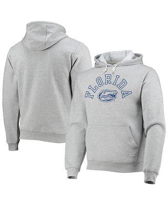 Men's League Collegiate Wear Heathered Gray Florida Gators Seal Neuvo Essential Fleece Pullover Hoodie