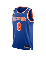 Men's and Women's Nike Kemba Walker Blue New York Knicks Swingman Jersey - Icon Edition