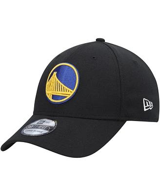 Men's New Era Black Golden State Warriors Official Team Color 39THIRTY Flex Hat