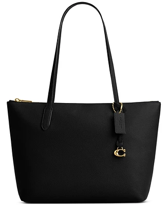 Coach Bella Pebbled Leather Tote