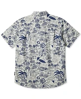 Quiksilver Big Boys Apero Flow Cotton Classic Short-Sleeve Woven Shirt