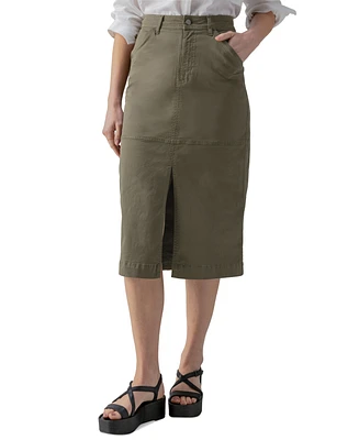 Sanctuary Women's Triple Threat Front-Slit Midi Skirt