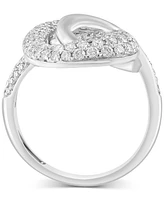 Effy Diamond Sculptural Ring (1-1/6 ct. t.w.) in 14k White Gold