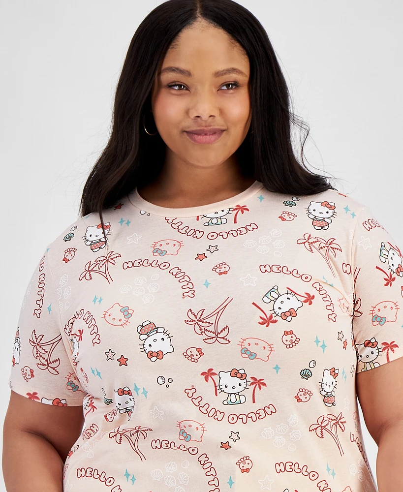 Love Tribe Trendy Plus Hello Kitty Adventure T-Shirt