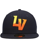 Men's New Era Navy Las Vegas Aviators Authentic Collection Team Alternate 59FIFTY Fitted Hat