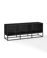 Crosley Enzo Large Mdf and Steel Record Storage Media Console