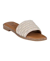 Gc Shoes Women's Shani Embellished Slide Flat Sandals