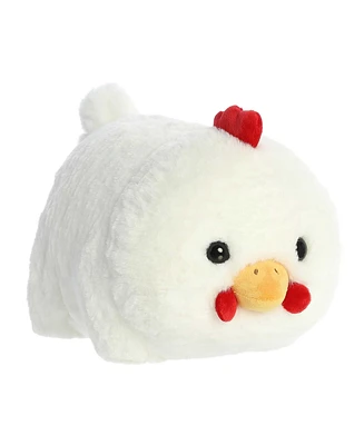 Aurora Medium Claire Chicken Spudsters Adorable Plush Toy White 10.5"