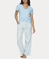 Felina Women's Mirielle 2 Pc. Short Sleeve Pajama Set