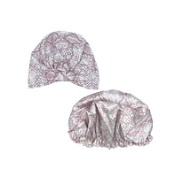 Headbands of Hope Women's Shower + Sleep Cap Set - Snake Print