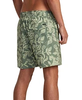 Rvca Men's Barnes Elastic Drawcord Board Shorts