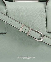 Donna Karan Amagansett Soft-Rolled Leather Satchel with Sculpted Magnet Closure
