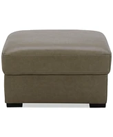 Radley 32" Leather Ottoman, Created for Macy's
