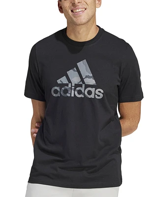 adidas Men's Camo Big Logo T-Shirt