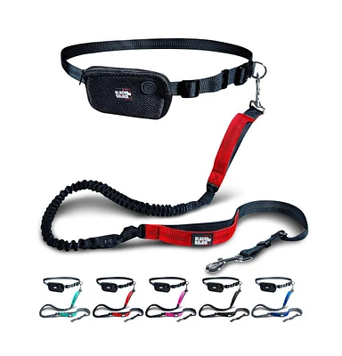 Adjustable Hands Free Dog Leash with Dual Handle Bungee