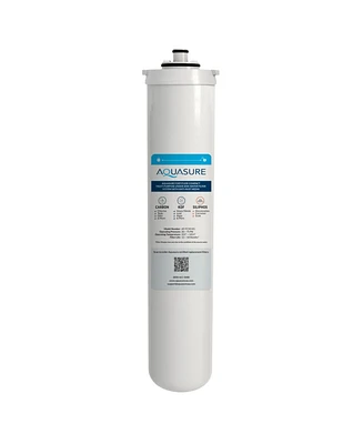 Aquasure Fortitude Compact Multi-Purpose Under Sink Water Filter System with Anti-Rust Media Replacement Filter