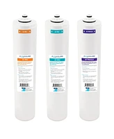 Aquasure Premier Series | Stage 1, 2 & 4 Replacement Water Filter Cartridge Set for As-PR75/As-PR100