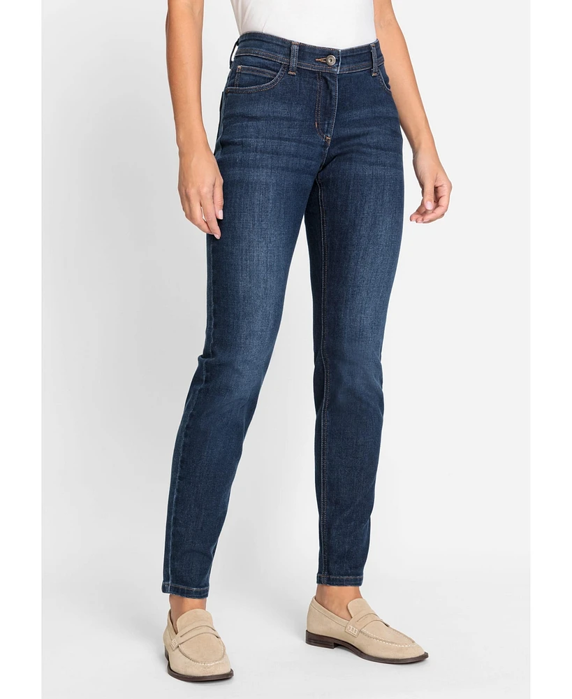 Olsen Women's Dana Fit Slim Leg 5-Pocket Power Stretch Jean