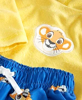 Disney Baby The Lion King 3-Pc. Printed Swim T-Shirt, Trunks & Hooded Cover-Up Set