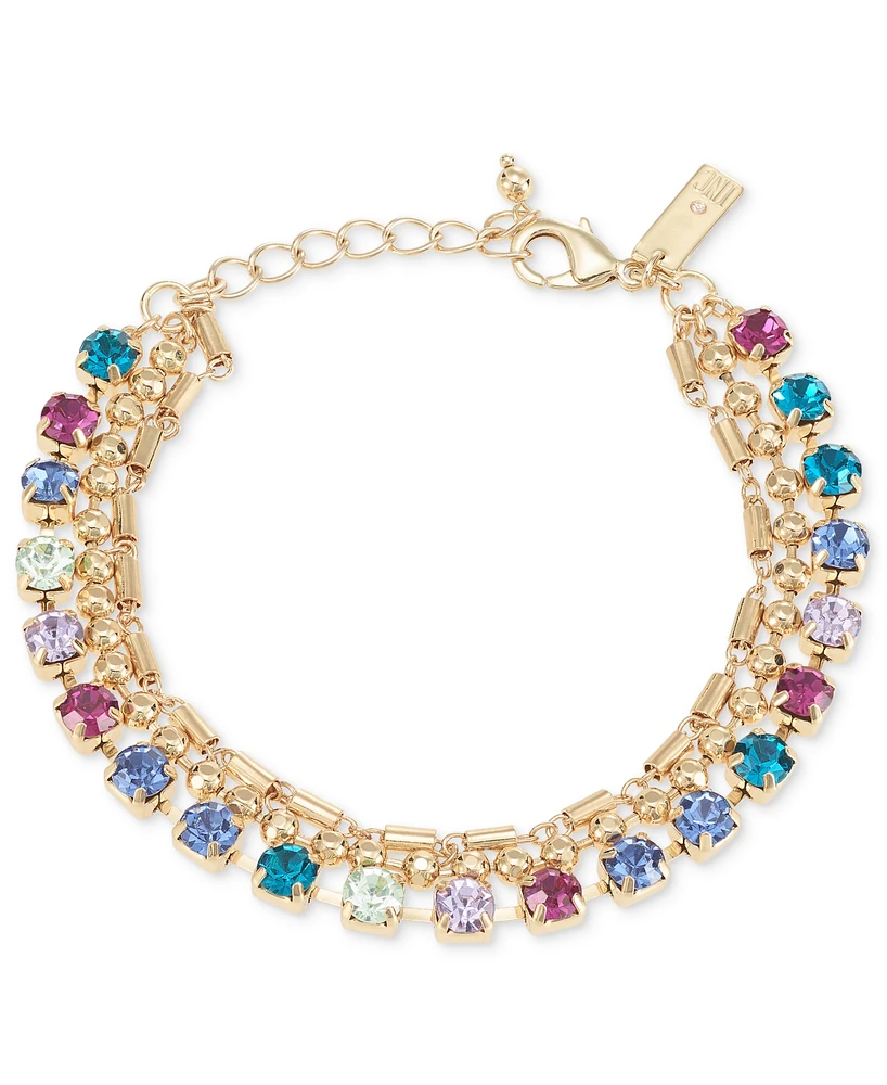 I.n.c. International Concept Stone & Bead Multi-Row Ankle Bracelet, Created for Macy's