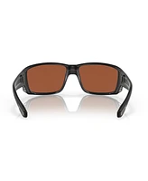 Costa Del Mar Men's Pargo Polarized Sunglasses, Mirror 6S9086