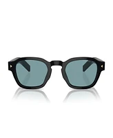 Prada Low Bridge Round Men's Sunglasses, Pr A16SF