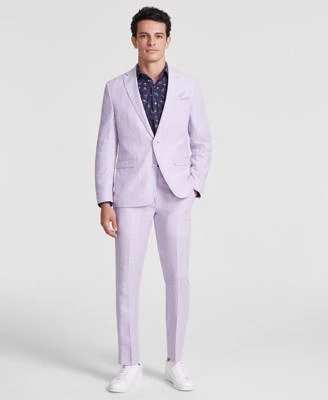Bar Iii Mens Slim Fit 100 Linen Suit Separates Created For Macys
