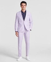 Bar Iii Mens Slim Fit Linen Suit Created For Macys