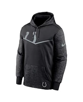 Men's Nike Black Indianapolis Colts Rflctv Chevron Pullover Hoodie