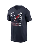 Men's Nike Navy Houston Texans Lockup Essential T-shirt