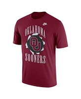 Men's Nike Crimson Oklahoma Sooners Campus Back to School T-shirt