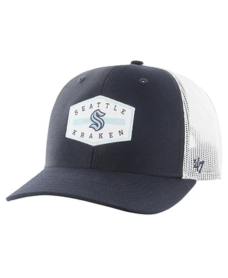 Men's '47 Brand Navy Seattle Kraken Convoy Trucker Adjustable Hat