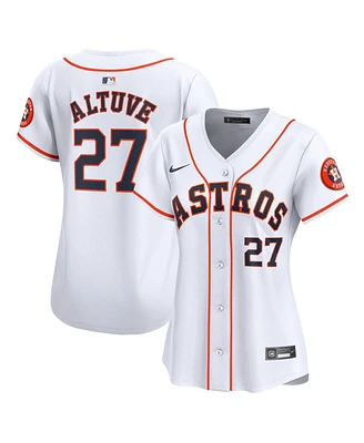 Women's Nike Jose Altuve White Houston Astros Home Limited Player Jersey