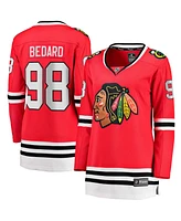 Women's Fanatics Connor Bedard Red Chicago Blackhawks Home Breakaway Player Jersey