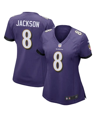 Women's Nike Lamar Jackson Purple Baltimore Ravens Game Jersey