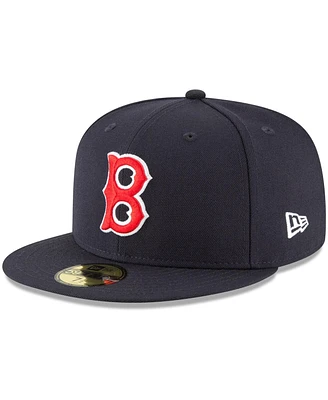 Men's New Era Navy Boston Red Sox Cooperstown Collection Wool 59FIFTY Fitted Hat