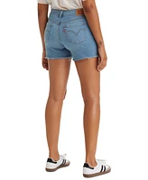 Levi's Women's Mid Rise Mid-Length Stretch Shorts