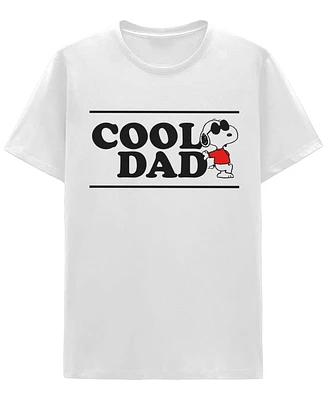 Hybrid Men's Peanuts Dad Short Sleeves T-shirt