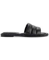 Dkny Bethea Quilted Slip-On Slide Sandals