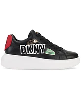 Dkny Jewel City Signs Lace-Up Low-Top Platform Sneakers