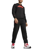 Puma Men's Ess F1 Regular-Fit Logo-Print Sweatpants