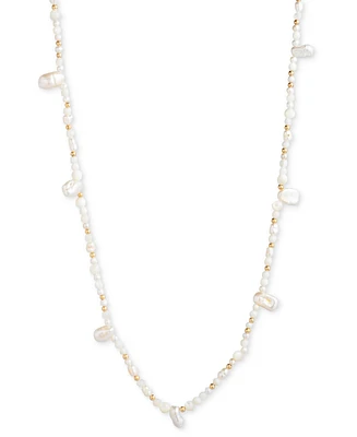 Lauren Ralph Lauren Gold-Tone Beaded Strand Necklace, 32" + 3" extender