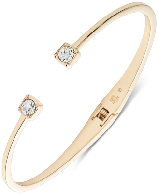 Lauren Ralph Lauren Gold-Tone Crystal Cuff Bracelet