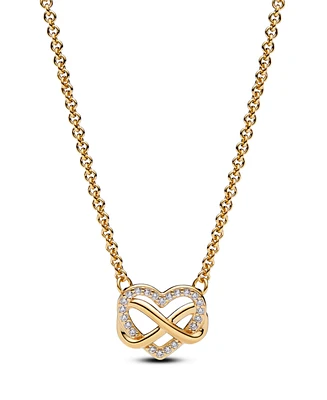 Pandora Sparkling Infinity Heart Collier Necklace