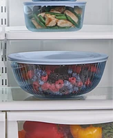 Pyrex Colors Sculpted, Tinted Dreams 6-Pc Mixing Bowl Set