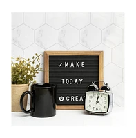 Bellamy 10" x Wood Letter Board Set With Felt Facing