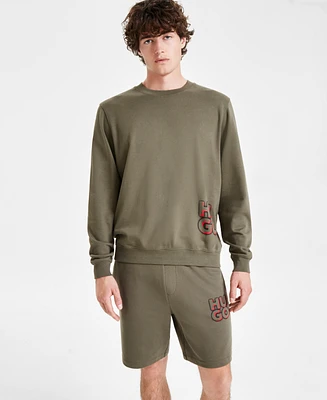 Hugo by Hugo Boss Men's Regular-Fit Logo-Print Sweatshirt