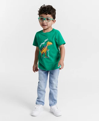 Epic Threads Toddler Boys Scoot On Dinosaur Graphic T-Shirt, Created for Macy's